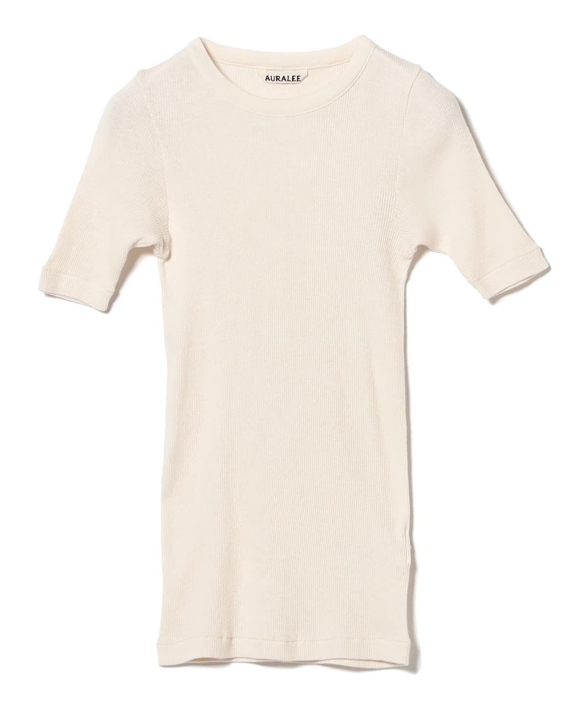 AURALEE オーラリー / ORGANIC SOFT RIB TEE Tシャツ・カットソー WOMEN IVORY 1 AURALEE オーラリー / ORGANIC SOFT RIB TEE Tシャツ・カットソー WOMEN IVORY 1