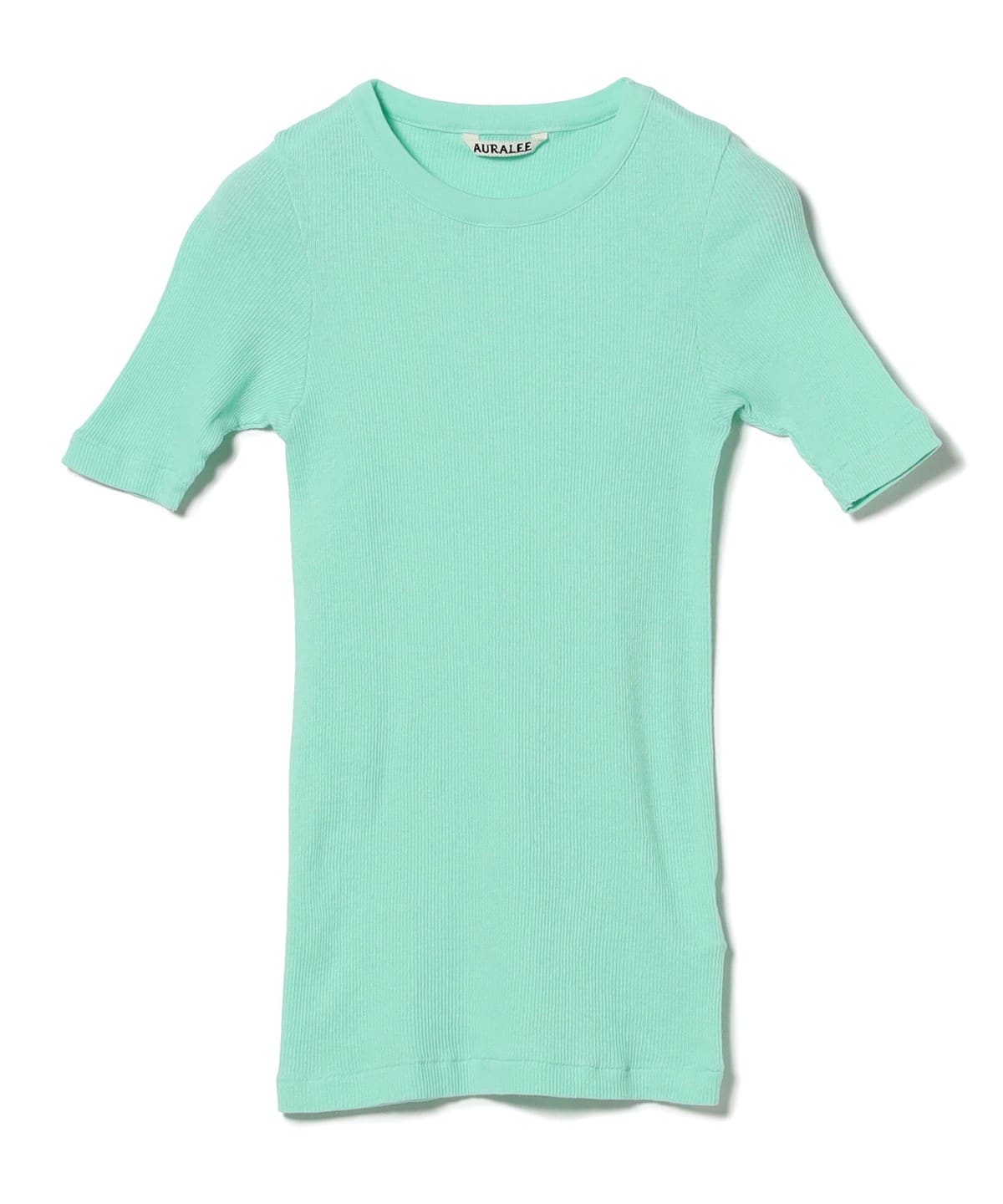 AURALEE オーラリー / ORGANIC SOFT RIB TEE Tシャツ・カットソー WOMEN AQUA GREEN 1 AURALEE オーラリー / ORGANIC SOFT RIB TEE Tシャツ・カットソー WOMEN AQUA GREEN 1
