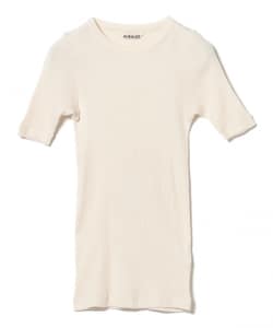 AURALEE / ORGANIC SOFT RIB TEE