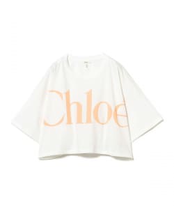 Chloe / クロップド ロゴ Tシャツ