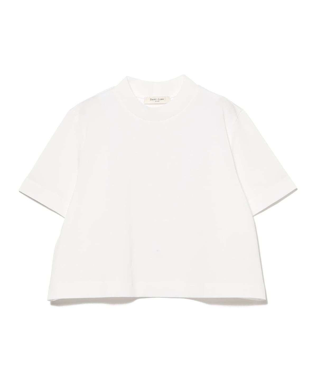 モックネック ショート Tシャツ Tシャツ・カットソー WOMEN WHITE ONE SIZE モックネック ショート Tシャツ Tシャツ・カットソー WOMEN WHITE ONE SIZE