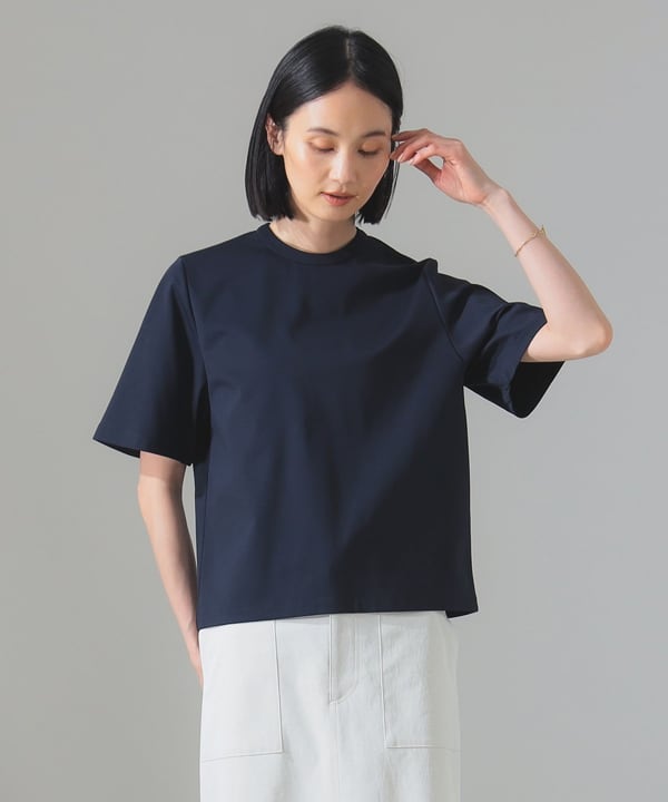 【新品タグ付き】Demi-Luxe BEAMS バックファスナーポンチTシャツ白 Demi-Luxe BEAMS｜バックファスナー ポンチTシャツ | Rakuten
