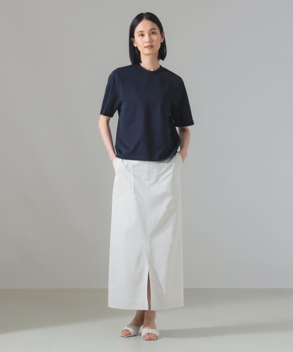 【新品タグ付き】Demi-Luxe BEAMS バックファスナーポンチTシャツ白 Demi-Luxe BEAMS｜バックファスナー ポンチTシャツ | Rakuten