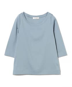 オーガニックコットン ラウンドネック 七分袖 カットソー