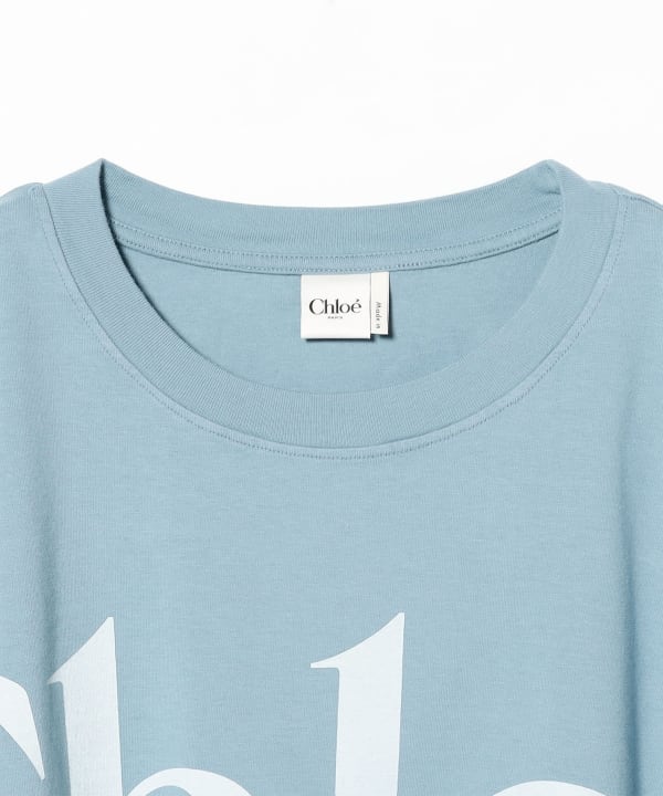 【新品】Demi-Luxe BEAMS・モックネッククロップドTシャツ Demi-Luxe BEAMS（デミルクス ビームス）モックネック ショート