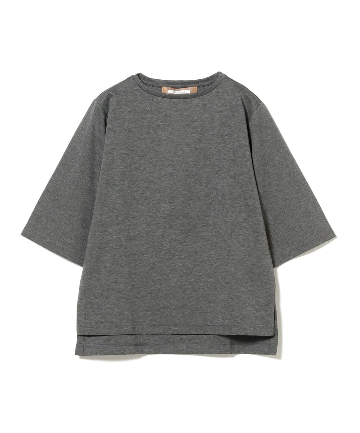 ROOM NO.8 ルームエイト / コットン ハーフスリーブ Tシャツ Tシャツ・カットソー WOMEN CHARCOAL. GREY ONE SIZE ROOM NO.8 ルームエイト / コットン ハーフスリーブ Tシャツ Tシャツ・カットソー WOMEN CHARCOAL. GREY ONE SIZE