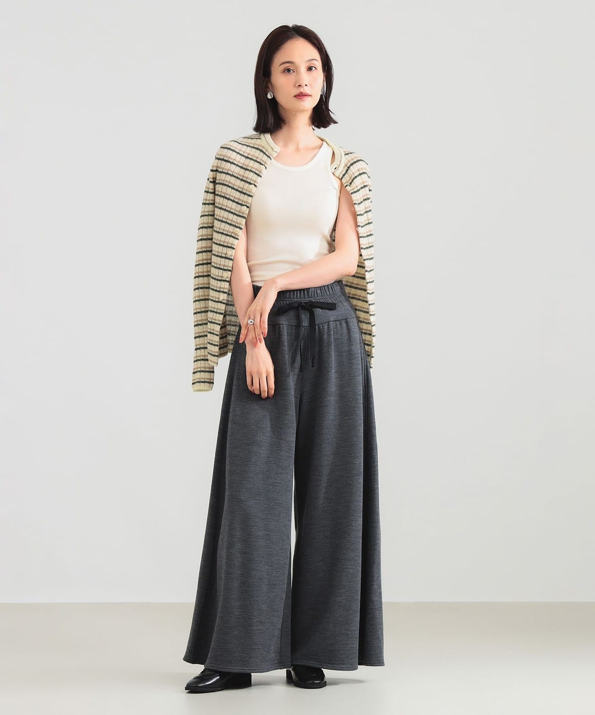 Demi-Luxe BEAMS（デミルクス ビームス）AURALEE / WOOL SILK SOFT RIB