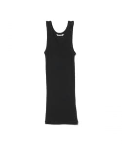 AURALEE / WOOL SILK SOFT RIB TANK