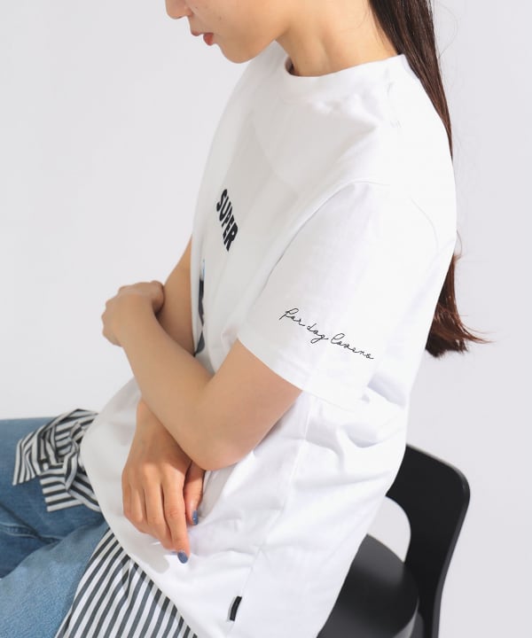 【未使用品】Demi-Luxe BEAMS ビームス Tシャツ オフホワイト F Demi-Luxe BEAMS（デミルクス ビームス）【T-SHIRT COLLECTION