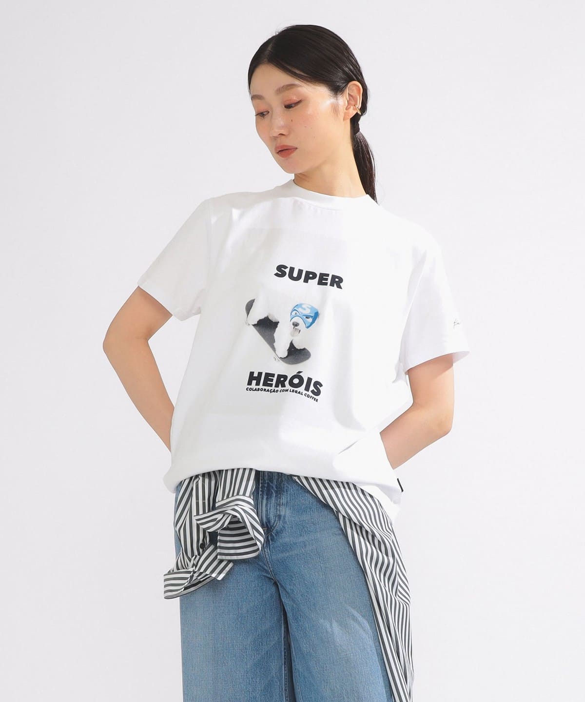 【未使用品】Demi-Luxe BEAMS ビームス Tシャツ オフホワイト F Demi-Luxe BEAMS（デミルクス ビームス）【T-SHIRT COLLECTION