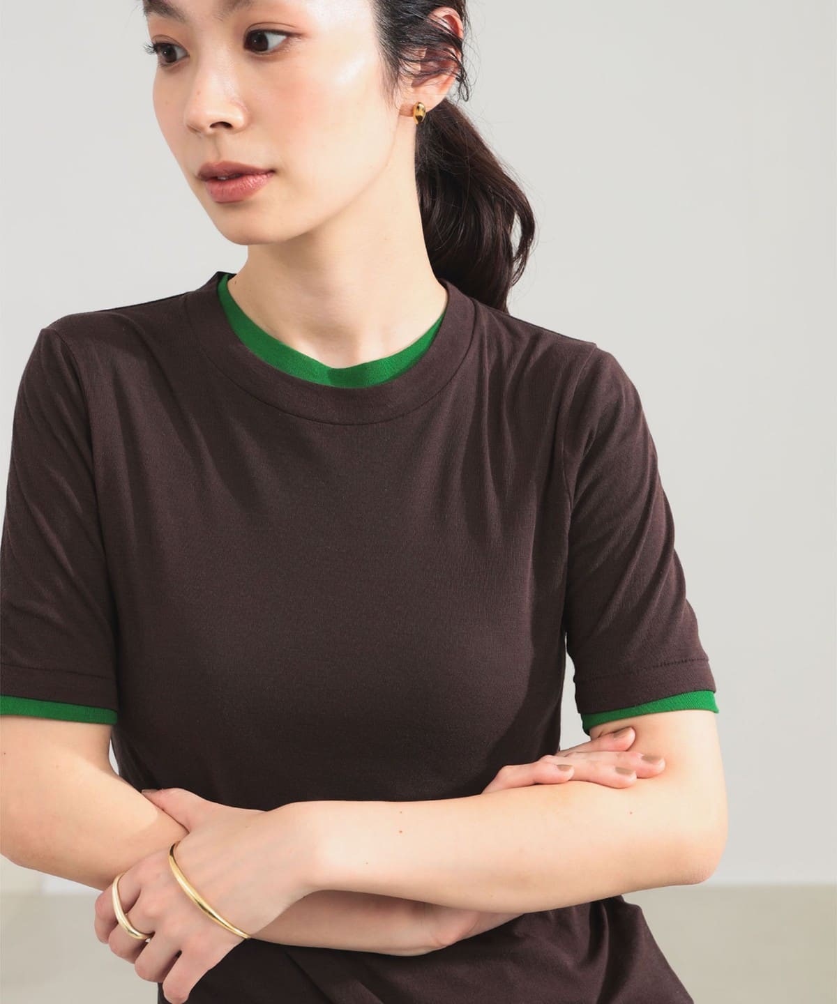 Demi-Luxe BEAMS（デミルクス ビームス）AK+1 / シアー Tシャツ（T