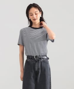 【別注】SLOANE / コットン天竺 ボーダー Tシャツ