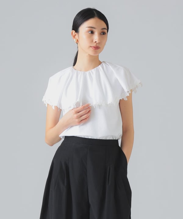 レース トリミング カットソー H171 B77 W59 H87　Size：ONE SIZE