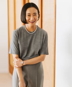 【別注】スタイリスト佐藤佳菜子 × SLOANE  / ウール ポリエステル クルーネック Tシャツ