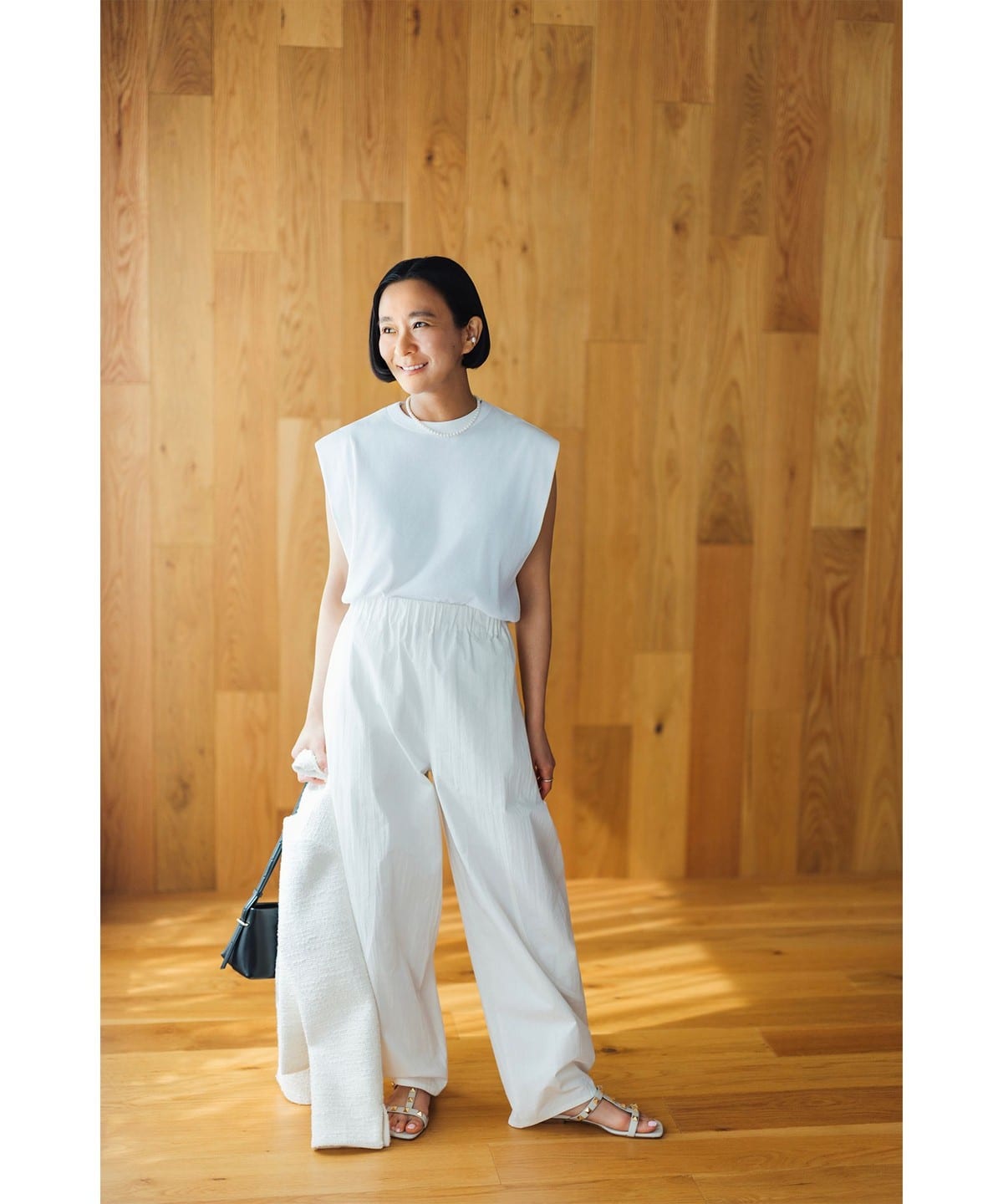 佐藤佳菜子×SLOANE 肩で魅せるニット Mサイズ Demi-Luxe BEAMS（デミルクス ビームス）【別注】スタイリスト佐藤