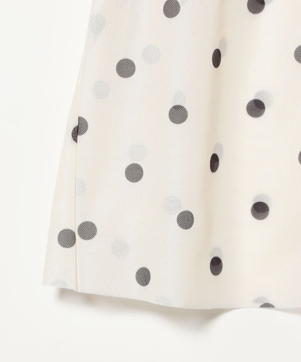 BAUM UND PFERDGARTEN / JONIE メッシュ ドット シャツ