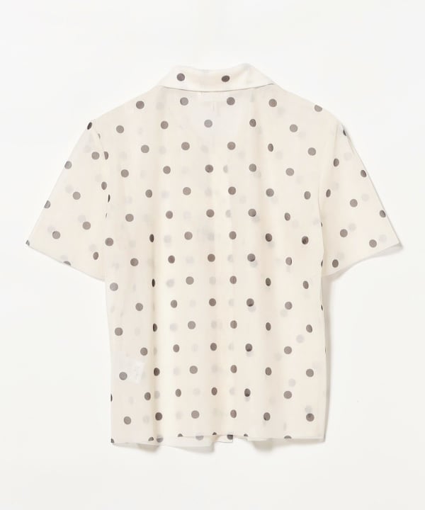 BAUM UND PFERDGARTEN / JONIE メッシュ ドット シャツ
