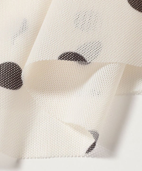 BAUM UND PFERDGARTEN / JONIE メッシュ ドット シャツ