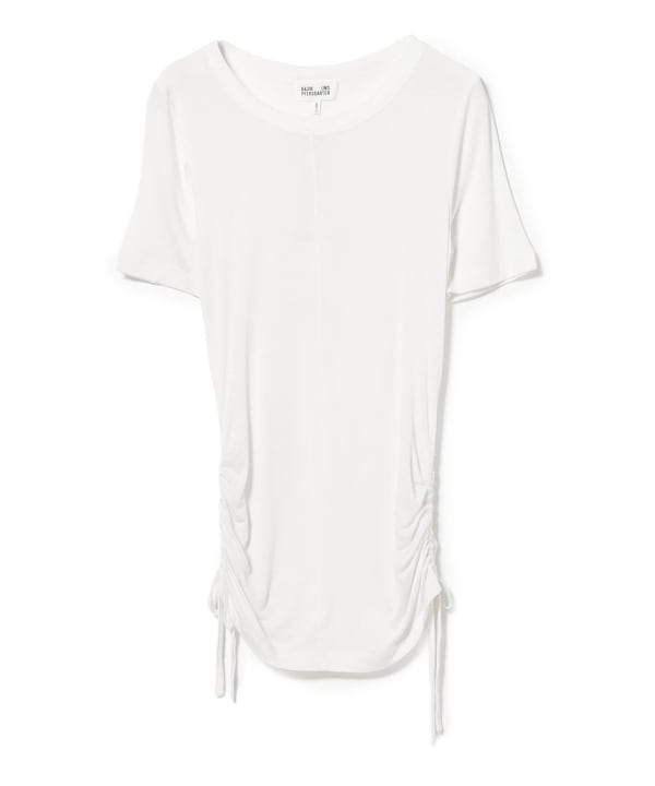 BAUM UND PFERDGARTEN / JELVA ギャザー Tシャツ