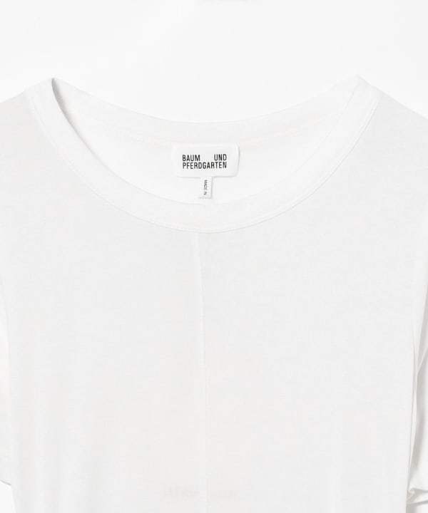 BAUM UND PFERDGARTEN / JELVA ギャザー Tシャツ