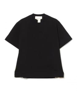 LITKOVSKA / サイド シフォン 切替 Tシャツ