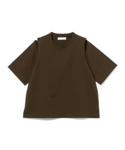 ショルダー スリット Tシャツ
