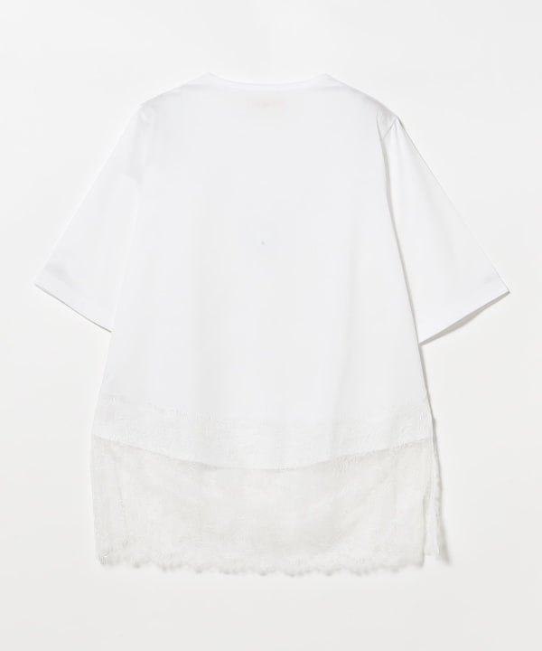 レース 切り替え Tシャツ