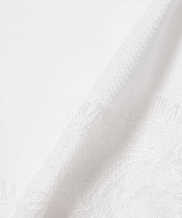 レース 切り替え Tシャツ