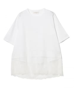 レース 切り替え Tシャツ