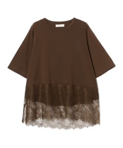 レース 切り替え Tシャツ
