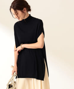 Demi-Luxe BEAMS / シルク ハイネック ニットチュニック