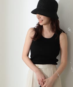 AURALEE / GIZA HIGH GAUGE RIB KNIT TANK