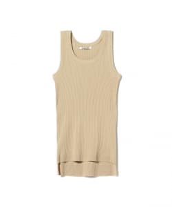 AURALEE / GIZA HIGH GAUGE RIB KNIT TANK