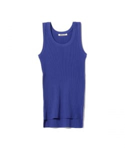 AURALEE / GIZA HIGH GAUGE RIB KNIT TANK