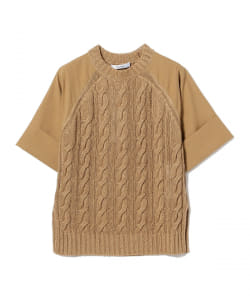 ▲【ショップ限定商品】Max Mara / BIELLA ケーブルコンビ ニットプルオーバー