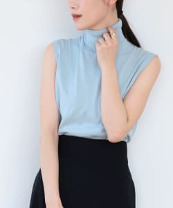 SLOANE × Demi-Luxe BEAMS / 別注 18ゲージ 天竺 タートルネックニット