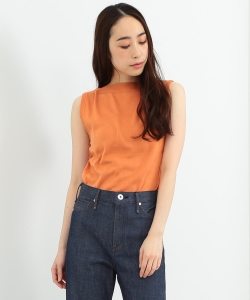 Letroyes / 別注 ボートネック ノースリーブニット