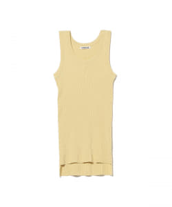 AURALEE / GIZA HIGH GAUGE RIB KNIT TANK