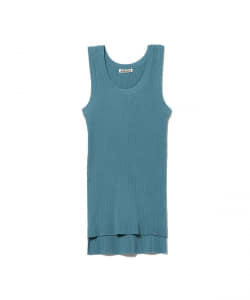 AURALEE / GIZA HIGH GAUGE RIB KNIT TANK