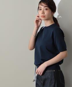 SLOANE / 18G 天竺 ハーフスリーブ ニット