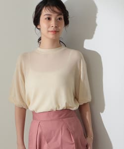 Demi-Luxe BEAMS / コットン ツイストスリーブ プルオーバー