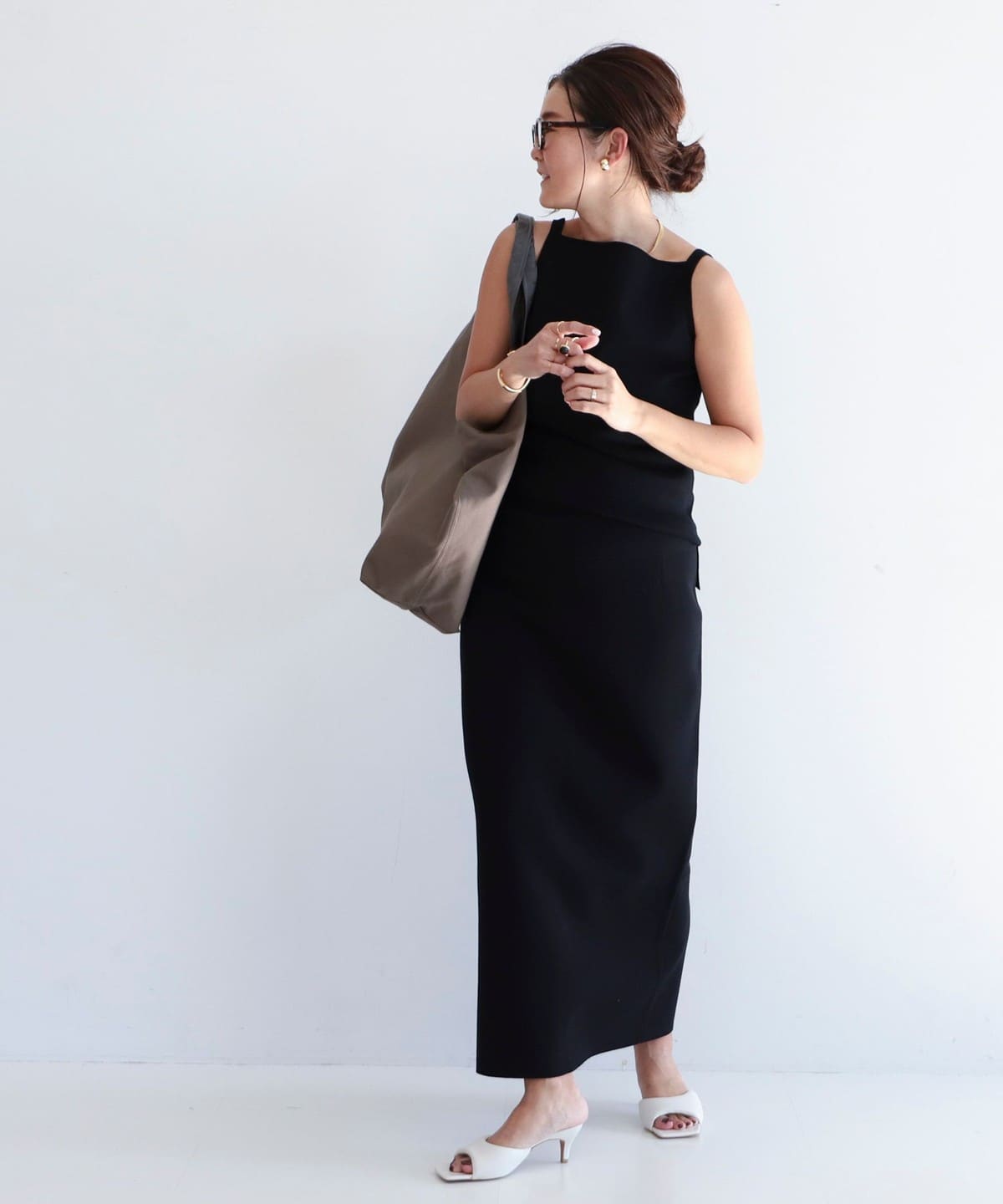 新品】Demi-Luxe BEAMS / ヘルシー ニットキャミソール .M