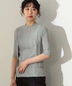 ランダムリブ Vネックカーディガン