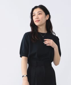 SLOANE / 18ゲージ 天竺 ハーフスリーブ クルーネックニット