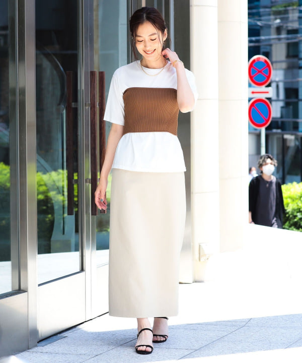 BEAMS COUTURE ニットビスチェ