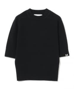 extreme cashmere / LAUREN ハーフスリーブ クルーネック ニット