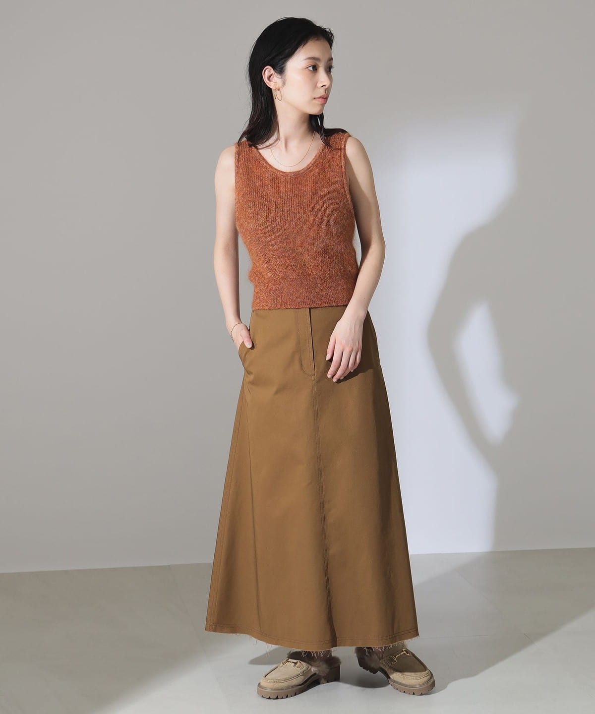 Demi-Luxe BEAMS（デミルクス ビームス）モヘヤ ニット ベスト