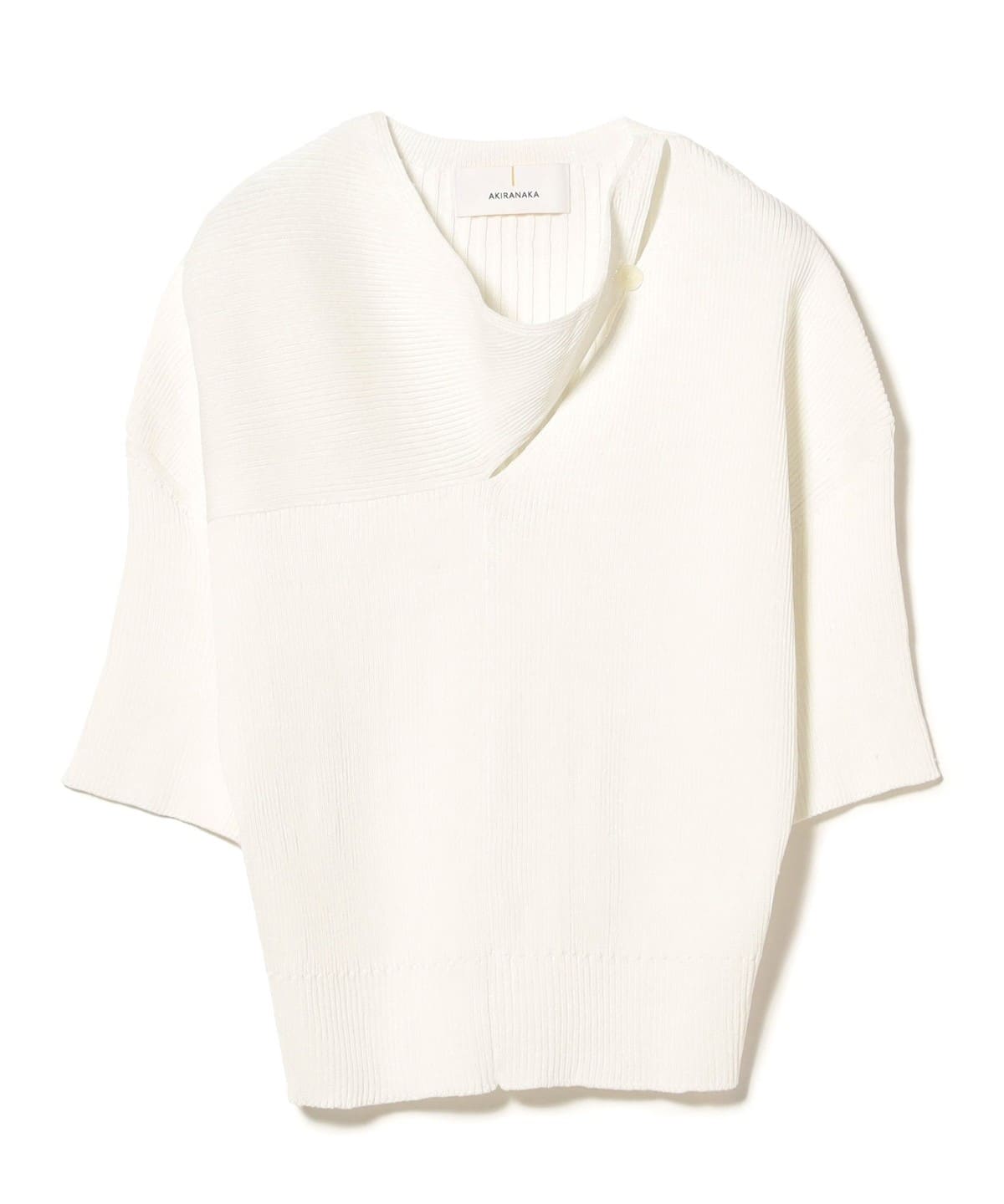 AKIRANAKA アキラ ナカ / Irena ドレープ ニット トップス WOMEN WHITE 2 AKIRANAKA アキラ ナカ / Irena ドレープ ニット トップス WOMEN WHITE 2