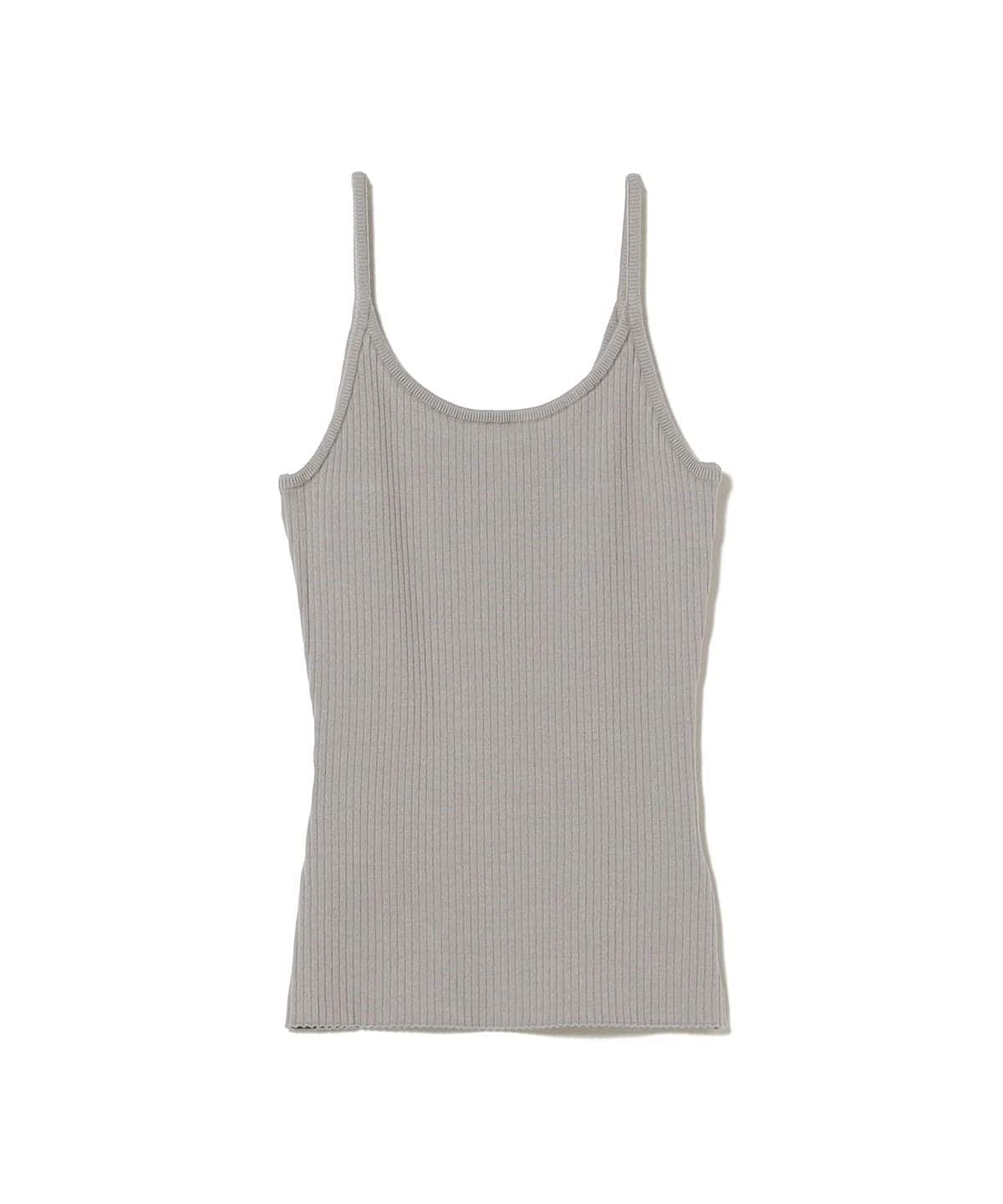 ORR / リブ スリーブレス ニットトップス トップス WOMEN GREY S