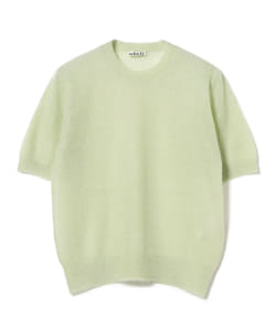 AURALEE / KID MOHAIR SHEER KNIT TEE